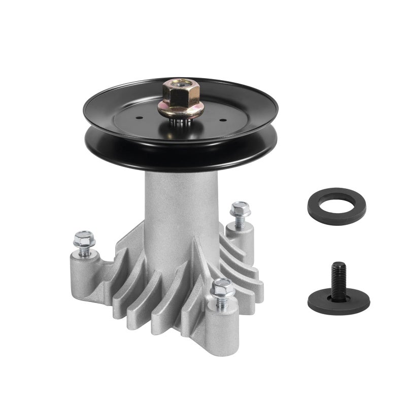 Antanker 130794 Spindle Assembly 153535 Pulley Replacement for Craftsman Poulan 532130794 582922301, with 3 Bolts - Image 1